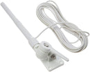 Mast style satellite radio boat antenna with ratchet mount