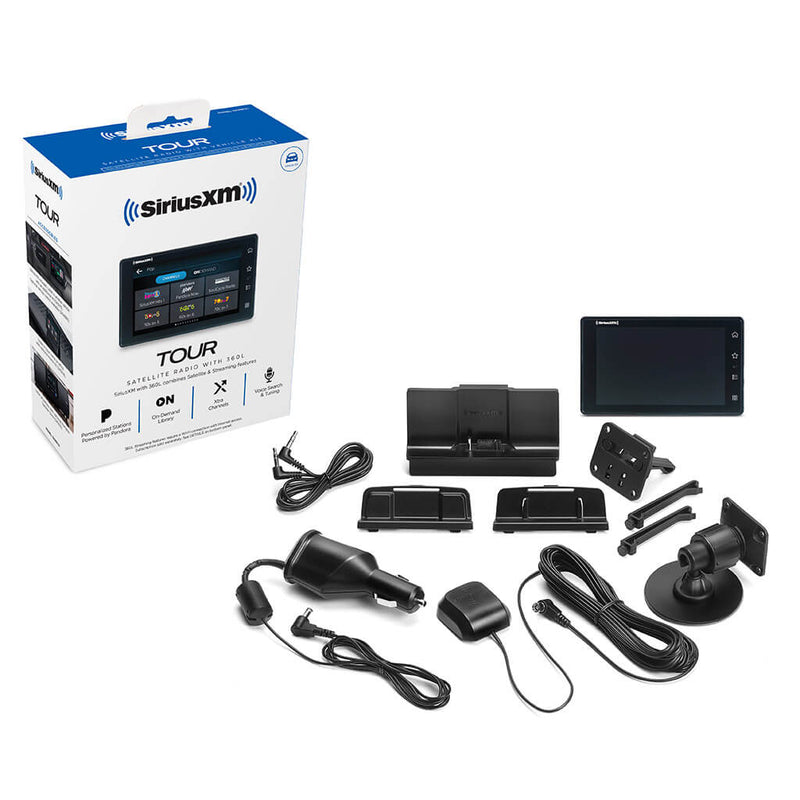 SiriusXM Radio TOUR with 360 L Receiver with Vehicle Installation Kit